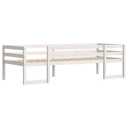 Giroletto per Bambini Bianco 80x200cm in Legno Massello di Pino - homemem39