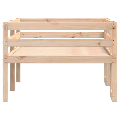 Giroletto per Bambini 90x200 cm in Legno Massello di Pino - homemem39