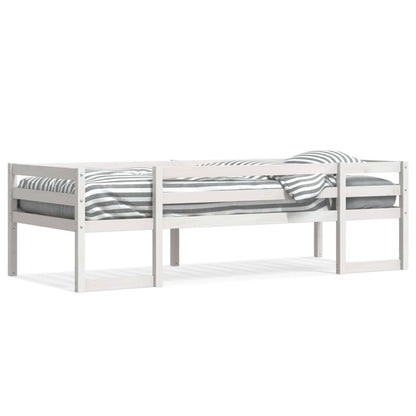 Giroletto per Bambini Bianco 90x200cm in Legno Massello di Pino | homemem39