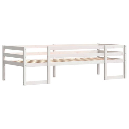Giroletto per Bambini Bianco 90x200cm in Legno Massello di Pino - homemem39