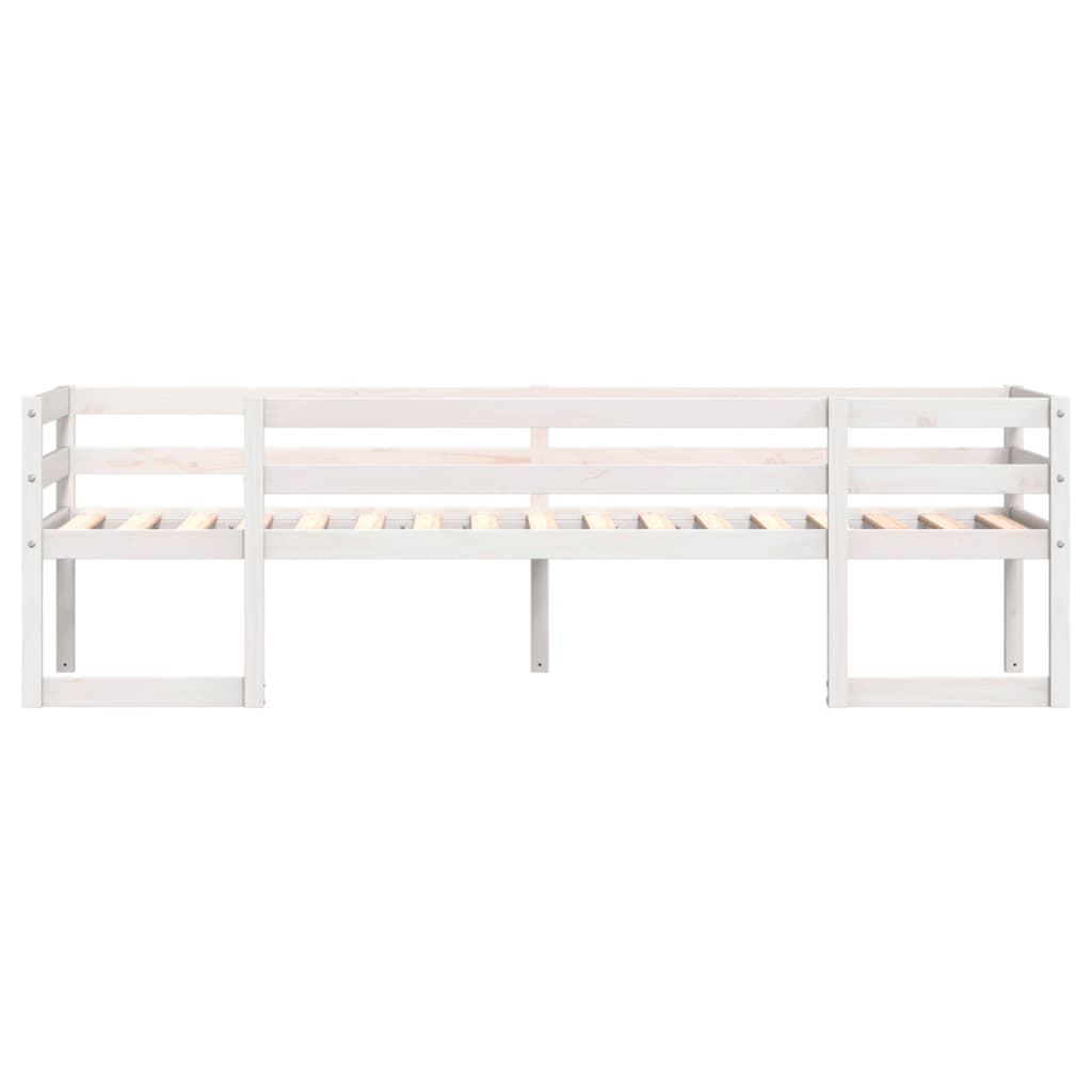 Giroletto per Bambini Bianco 90x200cm in Legno Massello di Pino | homemem39