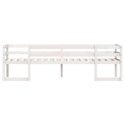 Giroletto per Bambini Bianco 90x200cm in Legno Massello di Pino | homemem39