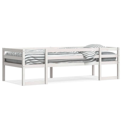 Giroletto per Bambini Bianco 90x190cm in Legno Massello di Pino | homemem39