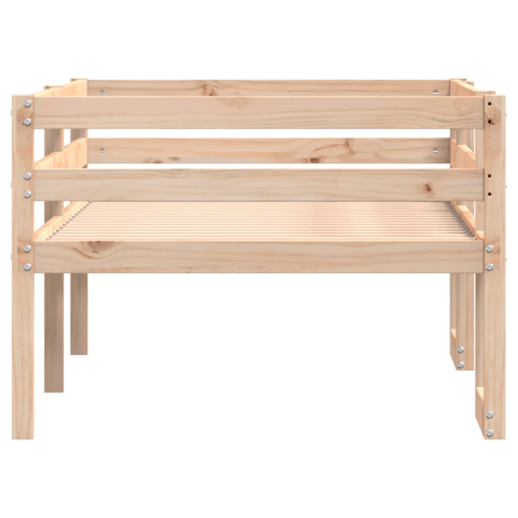 Giroletto per Bambini 75x190 cm in Legno Massello di Pino | homemem39
