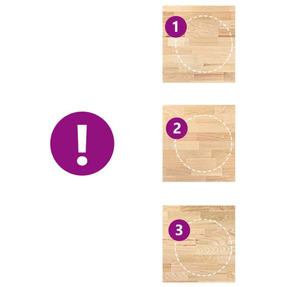 Piano di Lavoro Cucina 60x63,5x2,7 cm Legno Massello Rovere