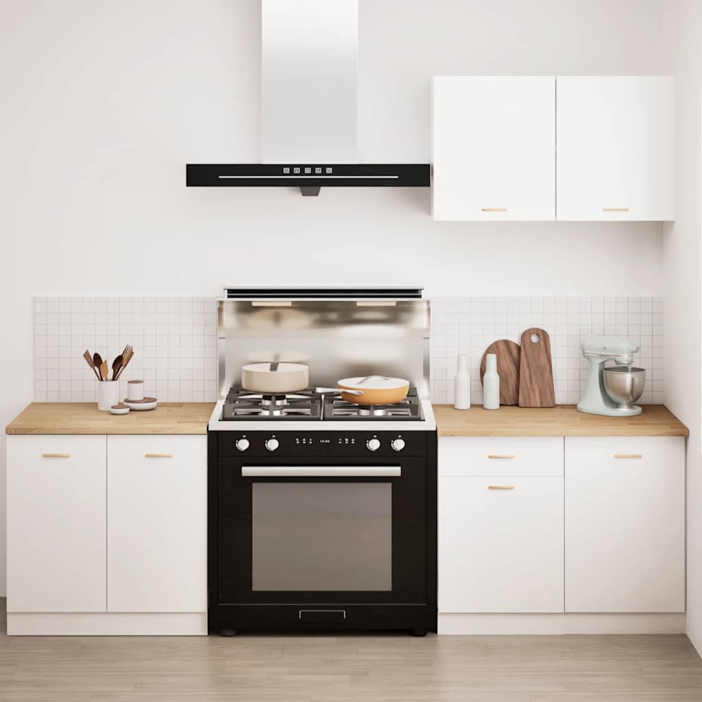 Piano di Lavoro Cucina 80x63,5x2,7 cm Legno Massello Rovere | homemem39