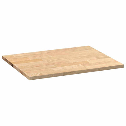 Piano di Lavoro Cucina 80x63,5x2,7 cm Legno Massello Rovere | homemem39