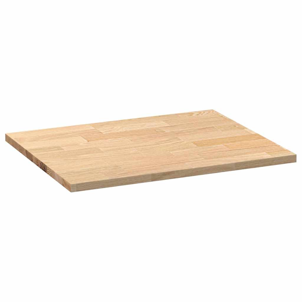 Piano di Lavoro Cucina 80x63,5x2,7 cm Legno Massello Rovere | homemem39