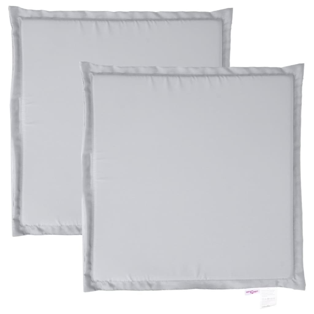 Imbottitura per Seduta Giardino 2pz Grigio Chiaro 45x45x2 cm | homemem39