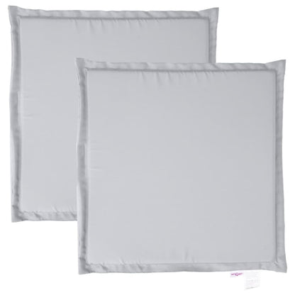 Imbottitura per Seduta Giardino 2pz Grigio Chiaro 45x45x2 cm | homemem39