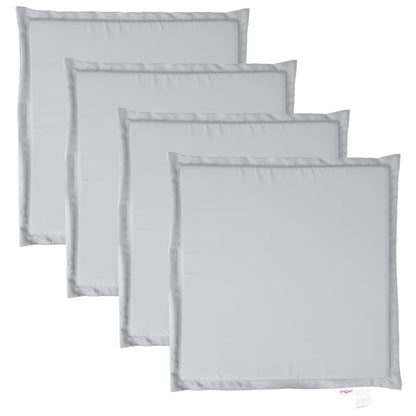 Imbottitura per Seduta Giardino 4pz Grigio Chiaro 45x45x2 cm | homemem39