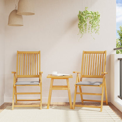 Imbottitura per Seduta Giardino 4pz Grigio Chiaro 45x45x2 cm | homemem39