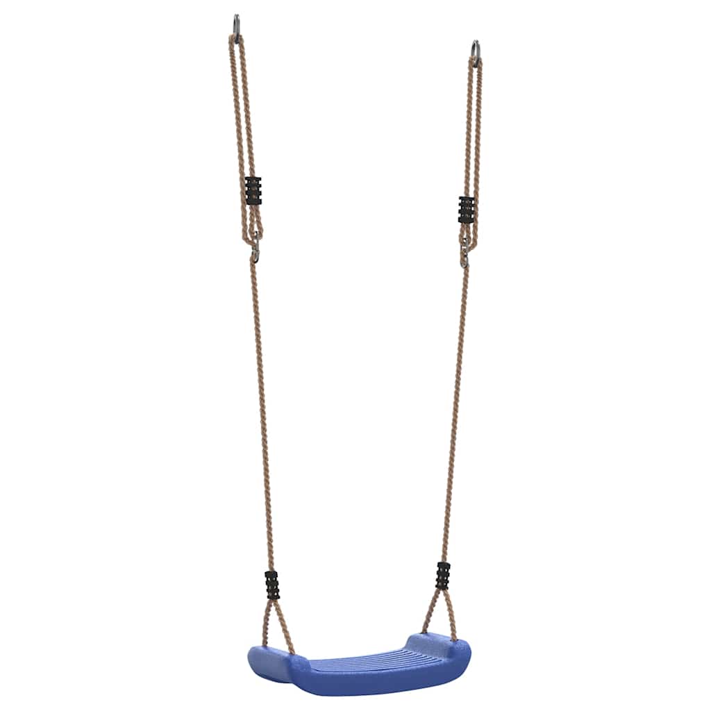 Seggiolino da Altalena per Bambini Singolo Corda Regolabile Blu - homemem39