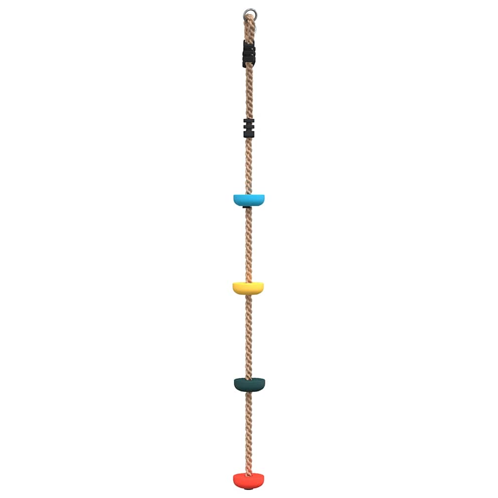 Altalena con Corda a Disco per Bambini con 4 Pioli Multicolore - homemem39