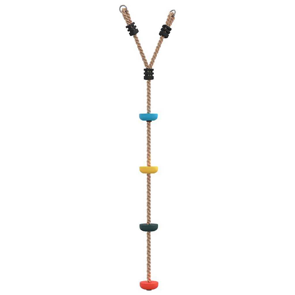 Altalena con Corda a Disco per Bambini con 4 Pioli Multicolore - homemem39