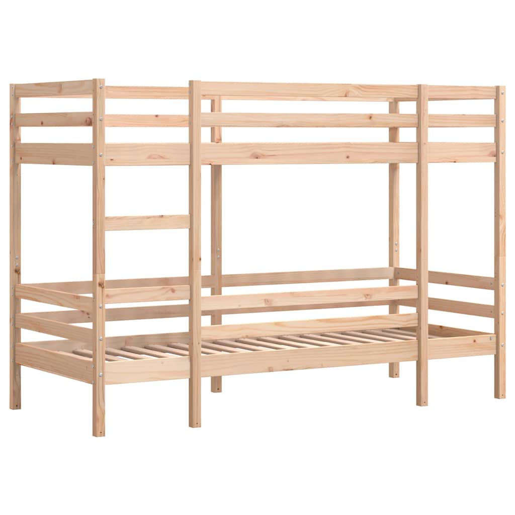 Letto a Castello 80x200 cm in Legno Massello di Pino | homemem39