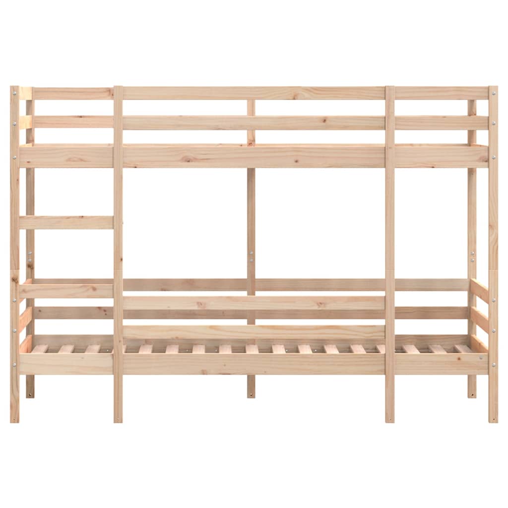 Letto a Castello 80x200 cm in Legno Massello di Pino | homemem39
