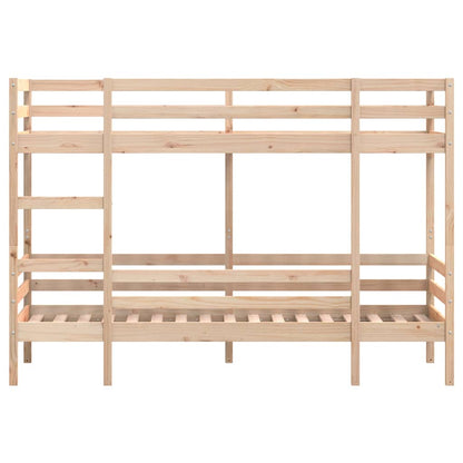 Letto a Castello 80x200 cm in Legno Massello di Pino | homemem39