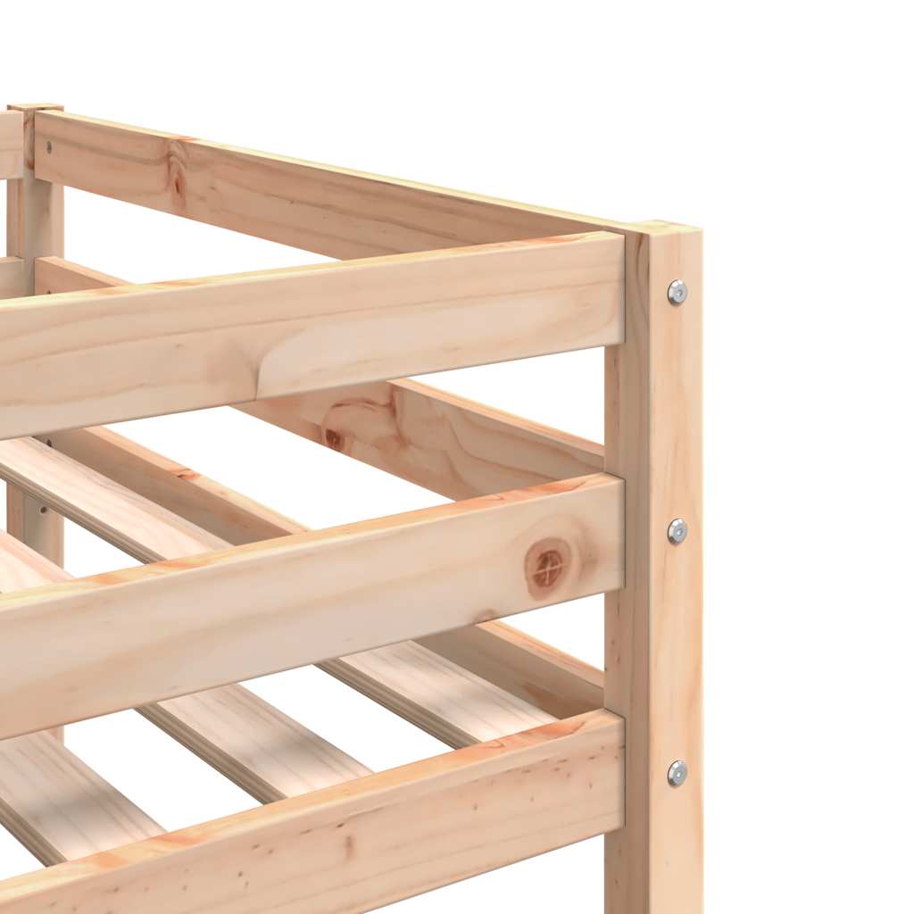 Letto a Castello 80x200 cm in Legno Massello di Pino | homemem39