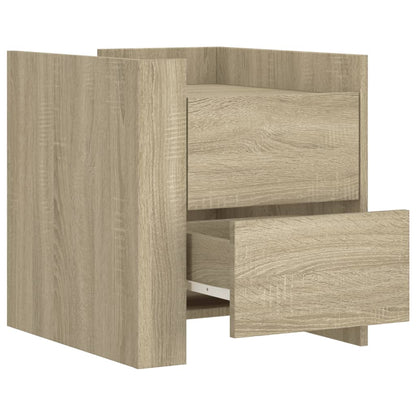 Comodino Rovere Sonoma 45x50x50 cm in Legno Multistrato - homemem39