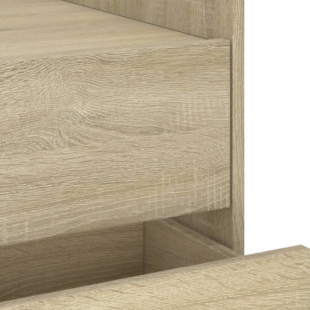 Comodino Rovere Sonoma 45x50x50 cm in Legno Multistrato - homemem39