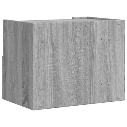 Comodini a Muro 2 pz Grigio Sonoma 45x30x35 cm - homemem39