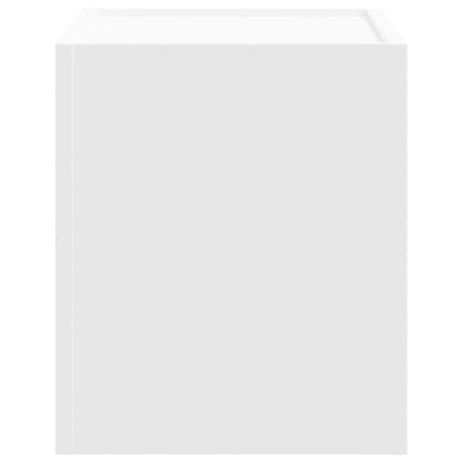 Comodino a Parete Bianco 45x30x35 cm | homemem39