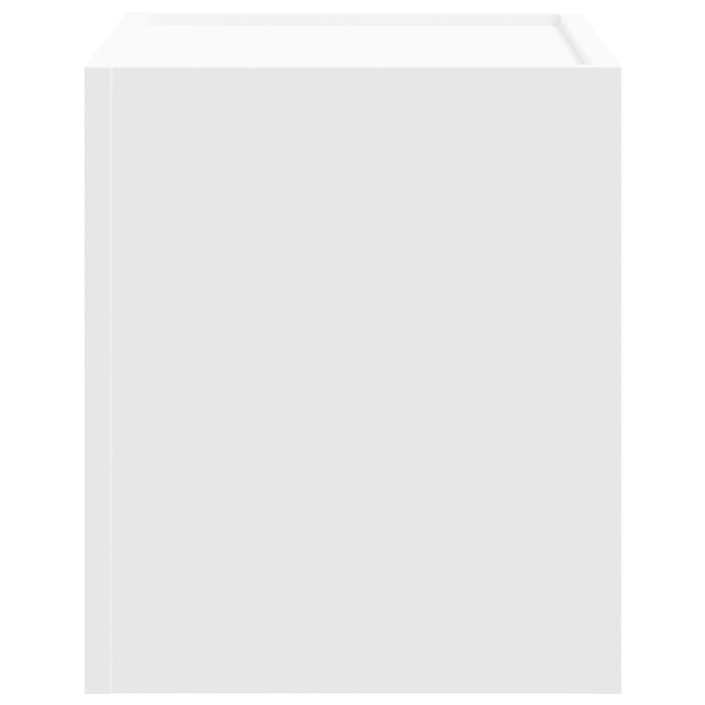 Comodino a Parete Bianco 45x30x35 cm - homemem39