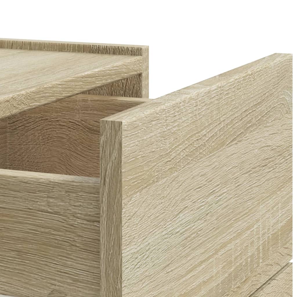 Comodini a Muro 2 pz Rovere Sonoma 45x30x35 cm - homemem39