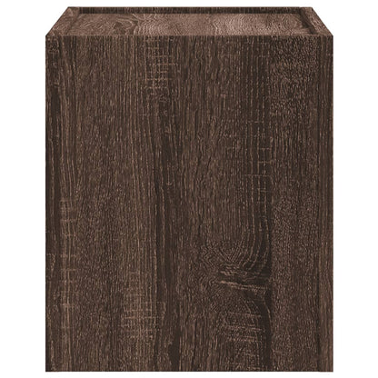 Comodino a Muro Rovere Marrone 45x30x35 cm | homemem39