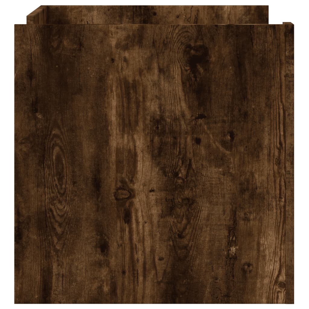 Tavolino da Salotto Rovere Fumo 80x50x50cm in Legno Multistrato | homemem39