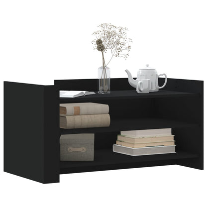 Tavolino da Salotto Nero 100x50x50 cm Legno Multistrato | homemem39