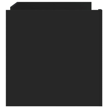 Tavolino da Salotto Nero 100x50x50 cm Legno Multistrato | homemem39
