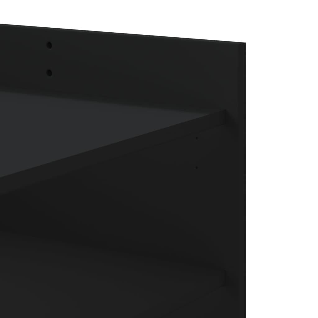 Tavolino da Salotto Nero 100x50x50 cm Legno Multistrato | homemem39