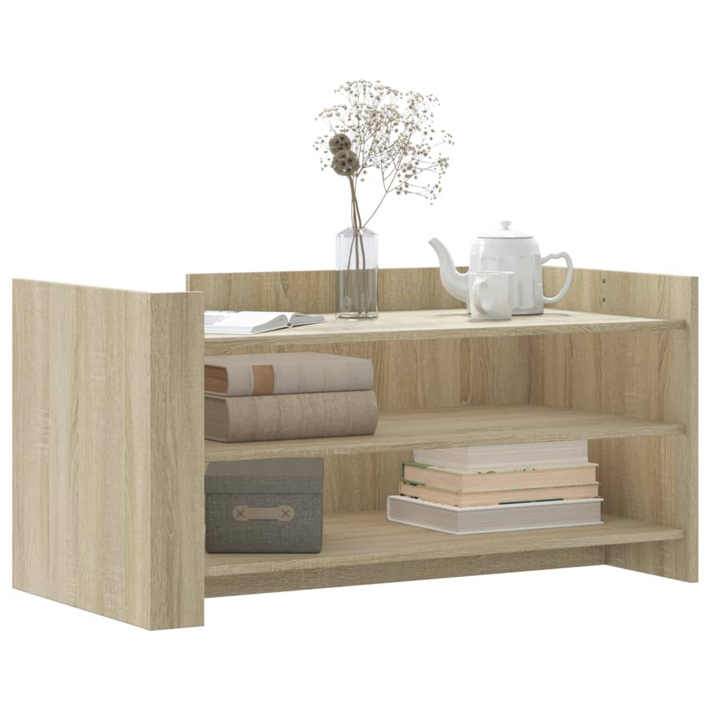 Tavolino Salotto Rovere Sonoma 100x50x50cm in Legno Multistrato | homemem39