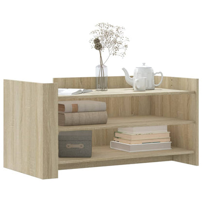 Tavolino Salotto Rovere Sonoma 100x50x50cm in Legno Multistrato | homemem39