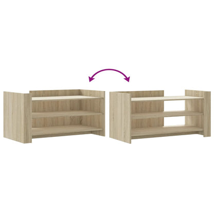 Tavolino Salotto Rovere Sonoma 100x50x50cm in Legno Multistrato | homemem39