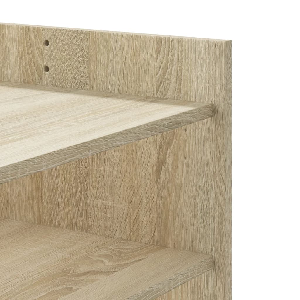 Tavolino Salotto Rovere Sonoma 100x50x50cm in Legno Multistrato | homemem39