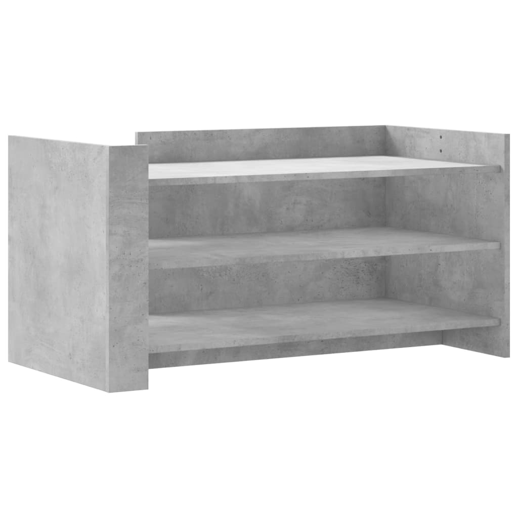 Tavolino Salotto Grigio Cemento 100x50x50 cm Legno Multistrato | homemem39