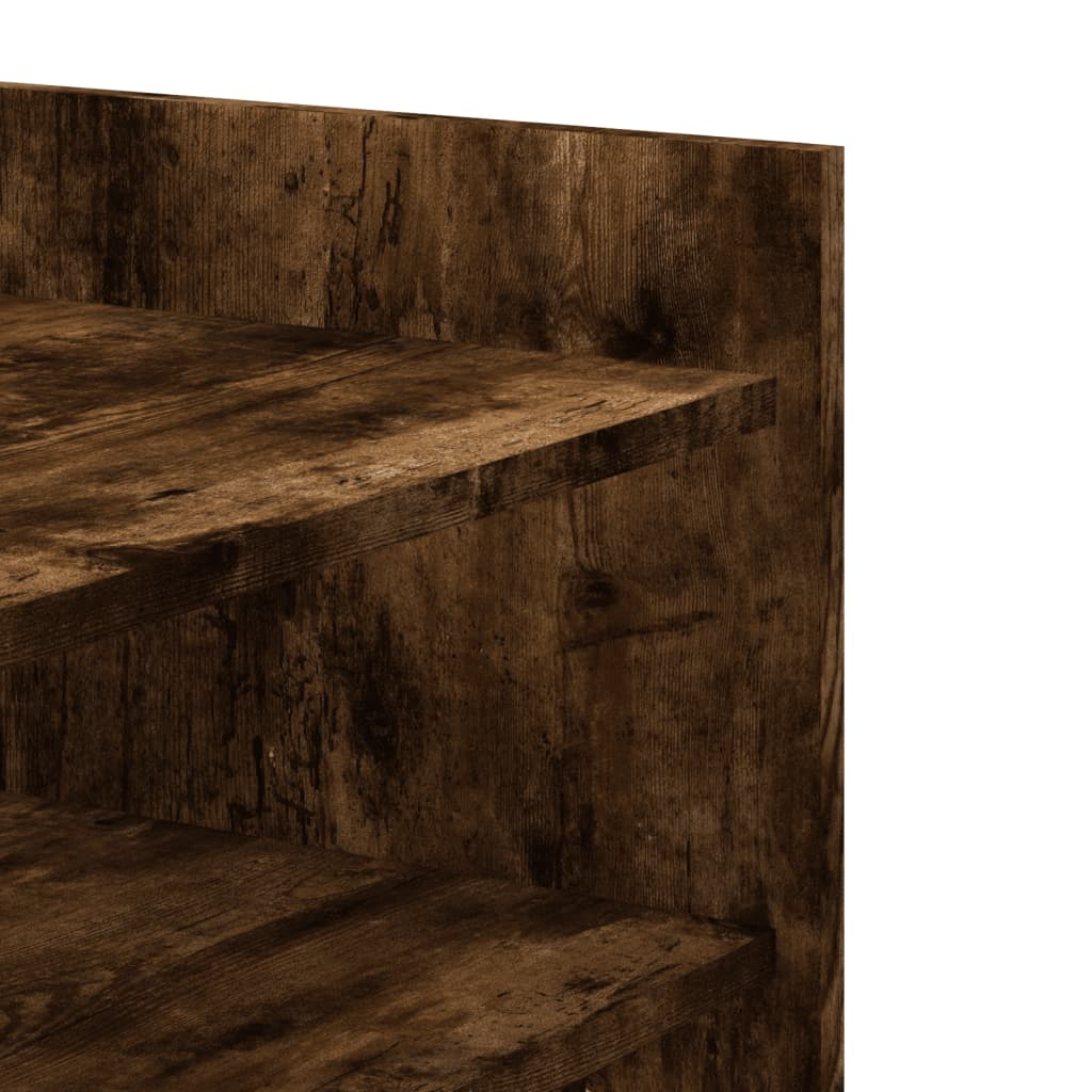 Tavolino Salotto Rovere Fumo 100x50x50 cm in Legno Multistrato | homemem39