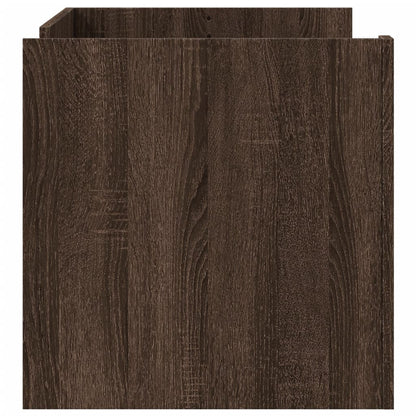 Tavolino Salotto Rovere Marrone 100x50x50 cm Legno Multistrato | homemem39