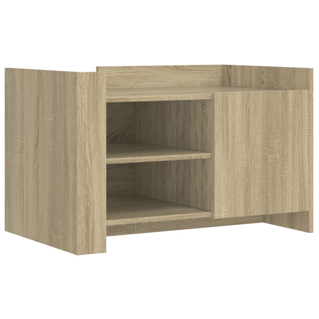 Tavolino da Salotto Rovere Sonoma 80x50x50 cm Legno Multistrato | homemem39