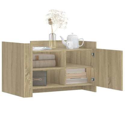 Tavolino da Salotto Rovere Sonoma 80x50x50 cm Legno Multistrato | homemem39