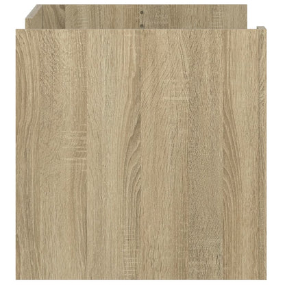 Tavolino da Salotto Rovere Sonoma 80x50x50 cm Legno Multistrato | homemem39
