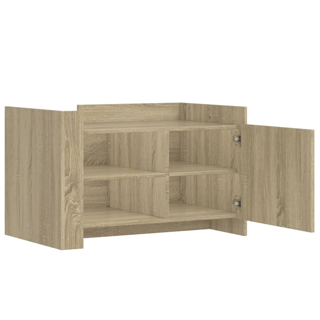 Tavolino da Salotto Rovere Sonoma 80x50x50 cm Legno Multistrato | homemem39