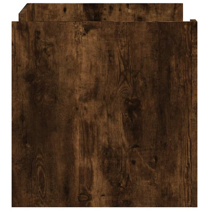 Tavolino da Salotto Rovere Fumo 80x50x50cm in Legno Multistrato | homemem39