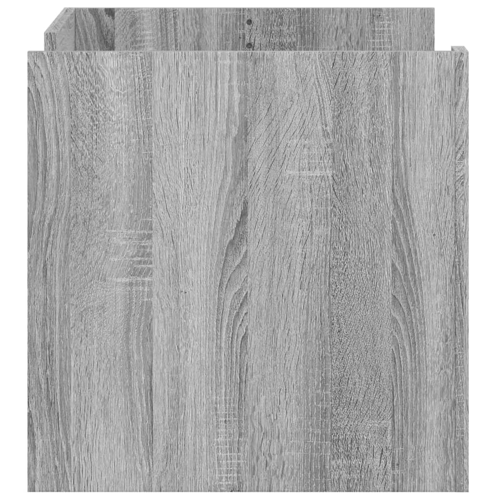 Tavolino Salotto Grigio Sonoma 80x50x50 cm Legno Multistrato | homemem39