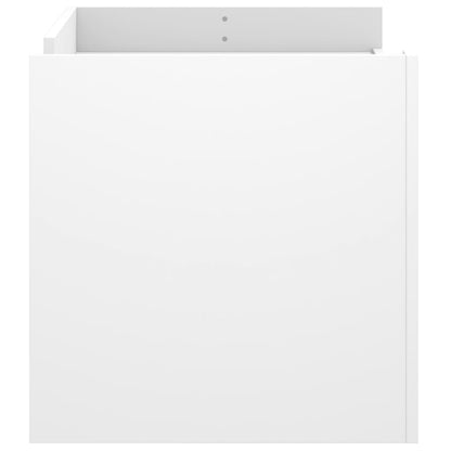 Tavolino da Salotto Bianco 100x50x50 cm in Legno Multistrato | homemem39