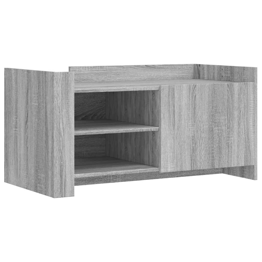 Tavolino Salotto Grigio Sonoma 100x50x50 cm Legno Multistrato | homemem39