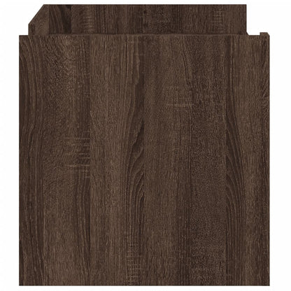 Tavolino Salotto Rovere Marrone 100x50x50 cm Legno Multistrato | homemem39